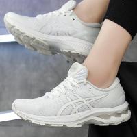 ASICS亚瑟士跑步鞋女鞋2020秋季白色透气运动鞋1012A649-101