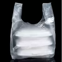 塑料袋 透明外卖打包袋提手袋马夹袋塑料袋