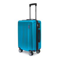 Targus泰格斯 商务旅游时尚潮流行李箱旅行箱360度静音万向轮登机箱 24英寸PC拉杆箱孔雀绿TLTR1005-01