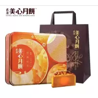 中国香港美心月饼 金装彩月月饼420g 港式中秋月饼礼盒 6粒装