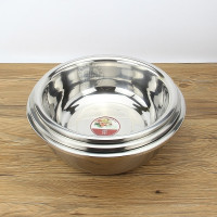 华祺腾达 不锈钢加厚反边面盆(HuaQi-800324)