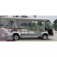 定制8座72V景区游览电瓶车电动四轮巡逻观光车接待用车