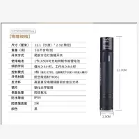 TANK007 TX105 头盔佩戴式防爆手电筒多功能耐高温手电筒 黑色(H)