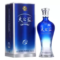 洋河蓝色经典天之蓝42度白酒口感绵柔浓香型