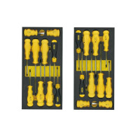 史丹利(STANLEY) ZQ EVA工具托组套-10件螺丝刀 90-033-23 19110