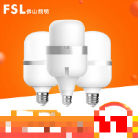 (五金工具)fsl 佛山照明 led灯泡柱形灯led照明光源e27e40螺口高亮ledE27柱形灯30W