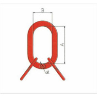 (五金工具) 多来劲 09053713 欧式子母环 额载11.2T