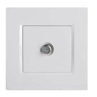 (五金工具) 西门子 SIEMENS 灵动通讯插座5TG07141NC1灵动雅白一位宽频电视插座(5-1000MHZ)