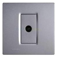 （五金工具） 西门子 SIEMENS 灵动通讯插座5TG07132NC2灵动金属银一位电视插座(5-850MHZ)