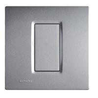 (五金工具) 西门子 SIEMENS 5TG07162NC2 灵动通讯插座5TG07162NC2 灵动金属银空白面板