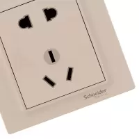 (五金工具)五孔插座10A 施耐德86型