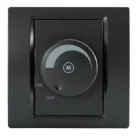 （五金工具） 西门子 SIEMENS 灵动调速开关5UH87213NC03灵动金属黑调速开关(25-400VA)(包装数