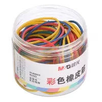 晨光筒装彩色橡皮筋50g ASCN9519 彩色耐磨