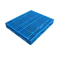 力库 仓库货架物流周转托盘 田字塑料托盘 网格田字 全新料 1200*1000*150mm 1个