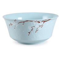 顺祥 陶瓷套装 日式樱花樱之魅影系列-蓝 缤纷8英寸汤碗（2个装）