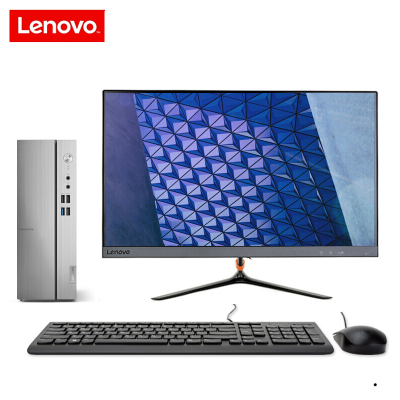 联想(Lenovo)天逸510s 商用台式电脑 23英寸双超屏(i3-9100 8GB 1TB+128GB固态)