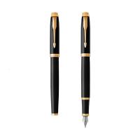 派克(PARKER)IM系列 丽雅黑金夹钢笔/墨水笔