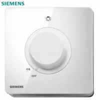 西门子(SIEMENS)开关插座面板 睿致象牙白钛银 睿智系列 调光开关(LED灯不可用)