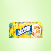 "阿尔卑斯果然好嚼菠萝味软糖条形47g "