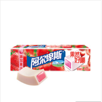 "阿尔卑斯果然好嚼草莓味软糖条形47g "
