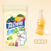 "阿尔卑斯乐嚼Q凝胶糖果乳酸果果袋装60g "