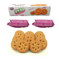 真巧果然美味果酱夹心饼干(蓝莓味106g*3盒)办公室零食 休闲生活好伴侣