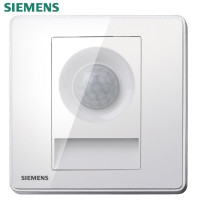 西门子(SIEMENS)开关插座面板 睿致象牙白钛银 睿智系列 红外感应地脚灯壁脚灯