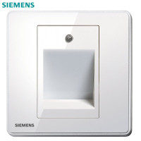 西门子(SIEMENS)开关插座面板 睿致象牙白钛银 睿智系列 光感地脚灯壁脚灯