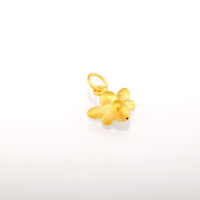 黄金吊坠卡通小蜜蜂项坠3D(单个吊坠)