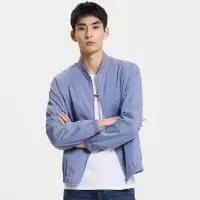 ME&CITY男装2019秋季新款时尚棒球领夹克男士休闲潮流外套男