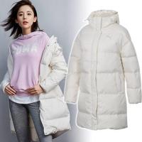 PUMA彪马羽绒服女冬新款中长款休闲保暖运动服853636-11 581615秋冬装