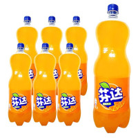 芬达橙味汽水2L*6瓶整箱橙汁饮料