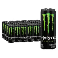 魔爪 Monster 维生素饮料 能量型 运动饮料 330ml*24罐 整箱装 新老包装随机发货