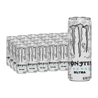 Monster Ultra魔爪超越 无糖 能量风味饮料 维生素功能饮料 330ml*24罐 整箱装 新老包装随机发货