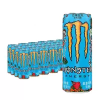 Monster 魔爪 芒果味风味饮料 维生素饮料 运动饮料 330ml*24罐 整箱装