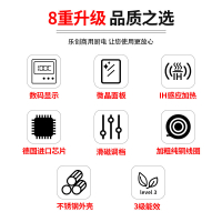 乐创(lecon)MC-BZL3.5X-06商用六眼煲仔炉 花甲锡纸米线麻辣烫电磁炉 柜式款