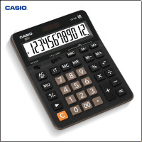 卡西欧(CASIO)DX-12B电子台式商务办公计算器太阳能大小号12位数财务会计计算机 DX-12B中号