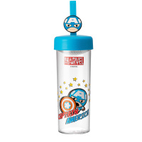 名创优品(MINISO)Marvel漫威系列手提水杯塑料杯茶隔450ml