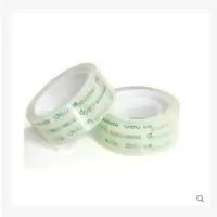得力文具30064胶带透明小胶带18mm学生办公用品手撕手工胶带