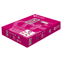 亚太森博 A4 85g 至冠彩激纸 复印纸 单包装 500张/包 白色 (单位:包)