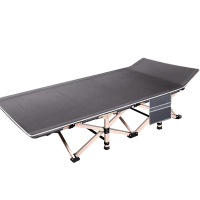 战兵卫 折叠床 午休办公室午睡户外牛津布行军床 简易便携陪护单人折叠床 67宽圆管双层折叠床(搭配加厚珍珠棉垫)