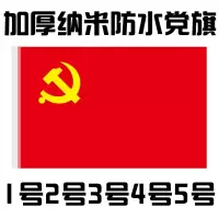  巅峰者(SUMMIT PERSON) 纳米防水国旗团旗党旗空白大红旗加厚款 纯涤纶材质抗晒