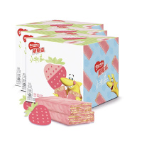 雀巢脆脆鲨草莓味威化代可可脂巧克力 123g