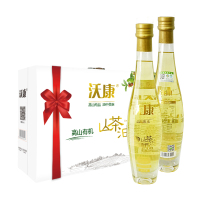 沃康山茶油 茶籽油 物理压榨一级山茶油礼品盒 物理压榨 食用油 500ml*2礼盒装