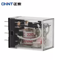 正泰(CHNT)JZX-22F/2Z 插 AC220V 小型中间继电器 8脚(10个装)