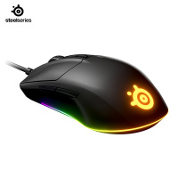 赛睿SteelSeries Rival 3 游戏鼠标 RGB炫酷灯效 轻量化鼠标 电竞有线鼠标