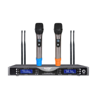 HTDZ(海天电子) HT-88B 无线手持麦克风 真分集无线手持麦克风/话筒 会议、教学、培训、演讲音响