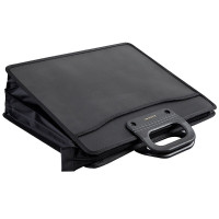 齐心 A1332 大容量帆布公文包 黑色（H）