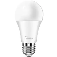 美的(Midea)声光控led灯泡智能楼道走廊感应家用e27螺口感应高亮节能灯泡 E27螺口-智能声光控-6瓦 6白
