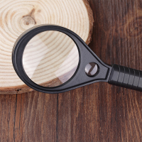 齐心 L331 Ф60mm 手持放大镜(含辅助放大镜) 黑色(H)